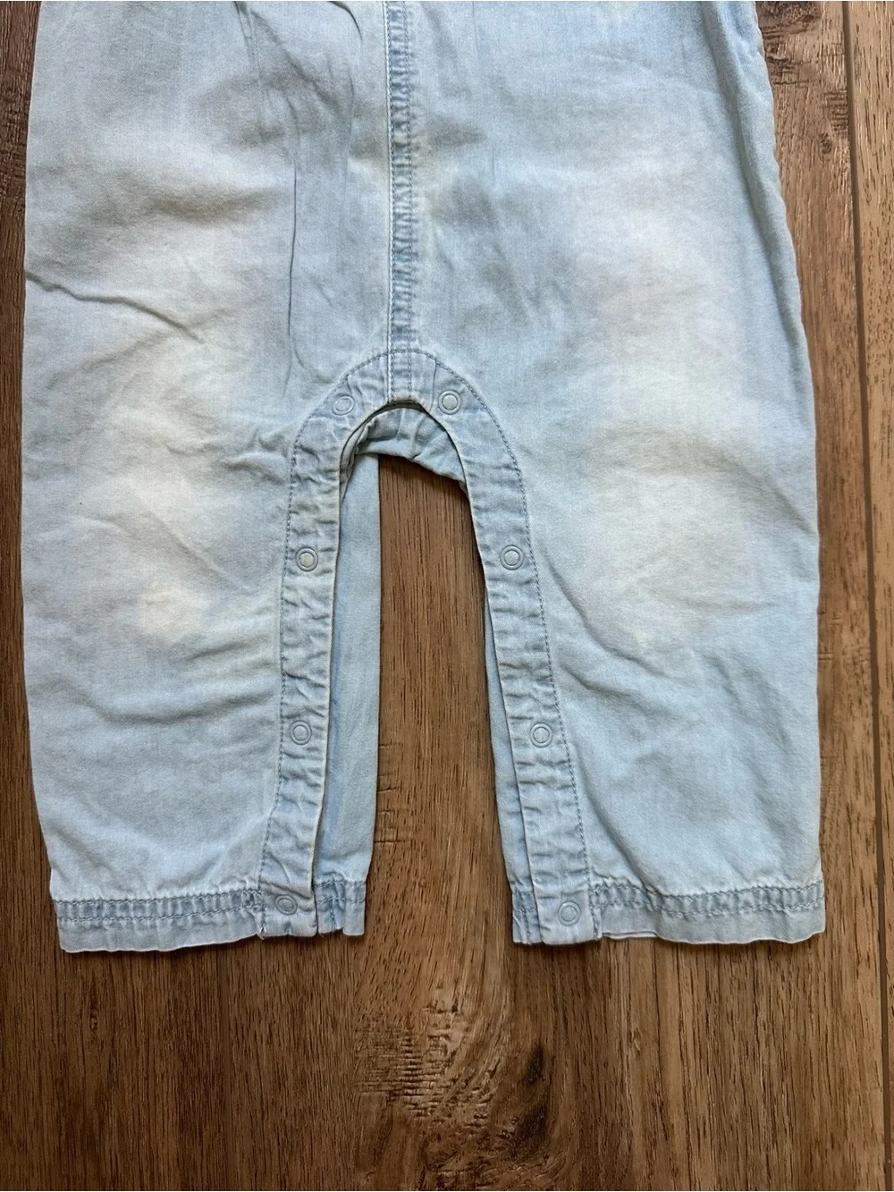 Carter’s Infant Chambray Overalls, Unisex, Light, Soft, Buttons, Casual, 6-9m